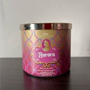 Bath & Body Works Aurora Candle - Pink & Gold